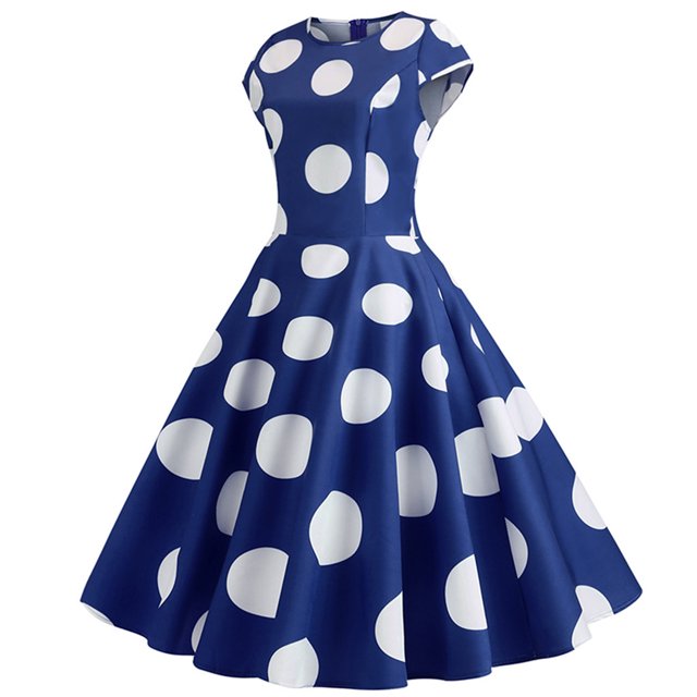 Ketyyh-chn99 Robes d'Été pour Femmes Robe Courte Robe de Soirée Robe d'Été Manche à Volants Ample Fluide Plissée Robe Courte Bleu Marine,G