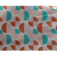 thumbnail image 4 of oneOone Georgette Viscose Fabric Circle Geometric Print Fabric By The Yard 42 Inch Wide, 4 of 4