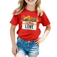 thumbnail image 4 of Pyjama Court Taille 8 Filles Enfants la R.I.P Décontracté Imprimé T-Shirt Manches Courtes, 4 of 4
