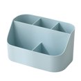 thumbnail image 2 of Cagogo Desktop Organizer, Removable Divider Storage Box, Plastic Office Desk Organizer, Multifunctional Makeup Organizer, Cosmetic Storage Container for Office Desk and Home Vanity, Small Desktop, 2 of 6