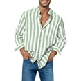 thumbnail image 2 of RXIRUCGD Cardigan à Boutons Imprimé Mode Décontractée pour Hommes, Manches Longues, Col Montant, Vert, Taille : m, 2 of 6