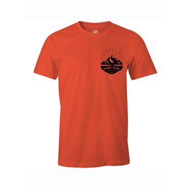 Gravity Outdoor Company Grand Teton AA USA Made T-Shirt - Orange - 2X-Large