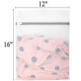 thumbnail image 5 of Muchfun 3Pcs Durable Diamond Mesh Laundry Bags for Delicates 12 x 16 Inches (3 Medium), 5 of 5
