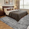 thumbnail image 3 of x Area Rug Living Room Rugs Washable Neutral Modern Abstract Soft Thin Large Rug Indoor Floor No Slip Rug Carpet for Bedroom Under Dining Table Home Office Decor Grey, 3 of 9