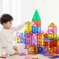 thumbnail image 4 of 108 Pcs Tuiles Magnétiques Magna Jouet de Construction Magnétique Primé avec Bac, 4 of 6