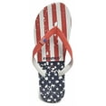 thumbnail image 1 of Mens Patriotic American USA Flag Flip Flop, 1 of 1