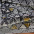 thumbnail image 4 of Ladole Rugs Diamond Elegant Area Rug Carpet in Silver Grey Yellow, (3'11" x 5'7", 120cm x 170cm), 4 of 4