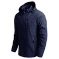 thumbnail image 1 of Babysbule Veste d'Hiver pour Hommes Grande Taille Veste Fine Décontractée Coupe-Vent à Capuche 4TG, 1 of 6