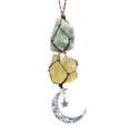 thumbnail image 2 of XZNGL Amethyst Crystal Stone Natural Amethyst Crystal Stone Car Pendant Star Pendant Color Weave Energy, 2 of 2