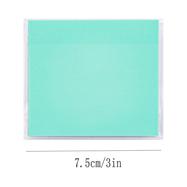 TIMIFIS Sticky Note 50 Sheets Sticky Notes Transparent Transparent Paper Clear Sticky Notes Memo Self-Adhesive Notebook Notepaper Insert for School Office Memo Students Office & Stationery