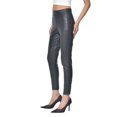 thumbnail image 2 of Pantalon Extensible en Cuir pour Femmes avec Poches, 2 of 8
