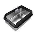 thumbnail image 3 of DOLITY Cat Litter Box Anti Splashing Sturdy Kitty Litter Pan for Kittens Kitty Cats Black, 3 of 9