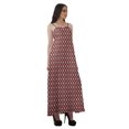thumbnail image 3 of Moomaya All Over Printed A Line Sleeveless Womens Summer Party Dresses, 3 of 4