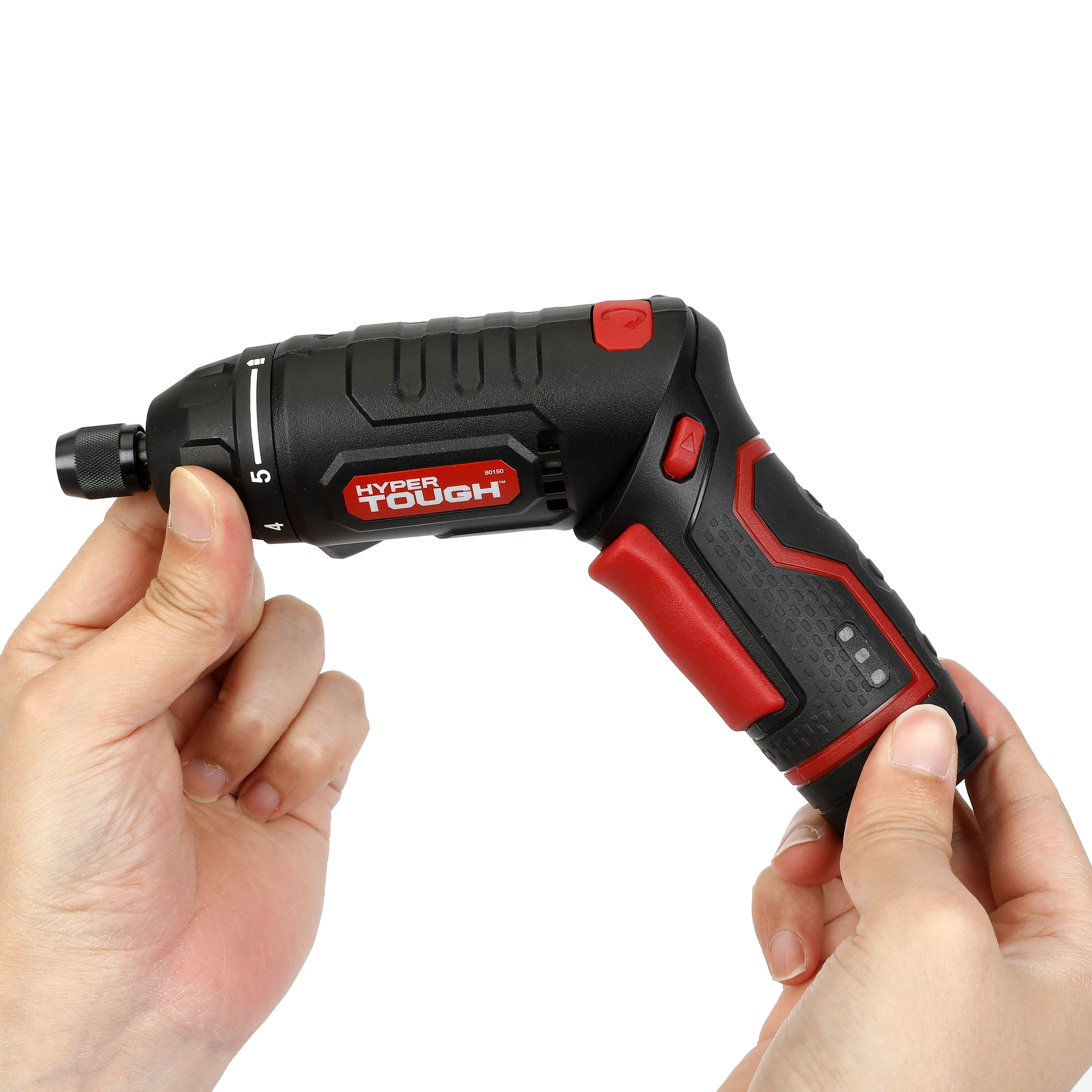 Tournevis sans fil Hyper Tough 4 Volts à tête rotative
