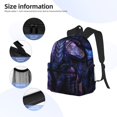 thumbnail image 3 of Sikiie Fantasy Dragon In Cathedral Print Backpack, Large Capacity Adjustable Shoulder Strap Laptop Backpack, Suitable for Travel, Business, Campus, Unisex, 3 of 6
