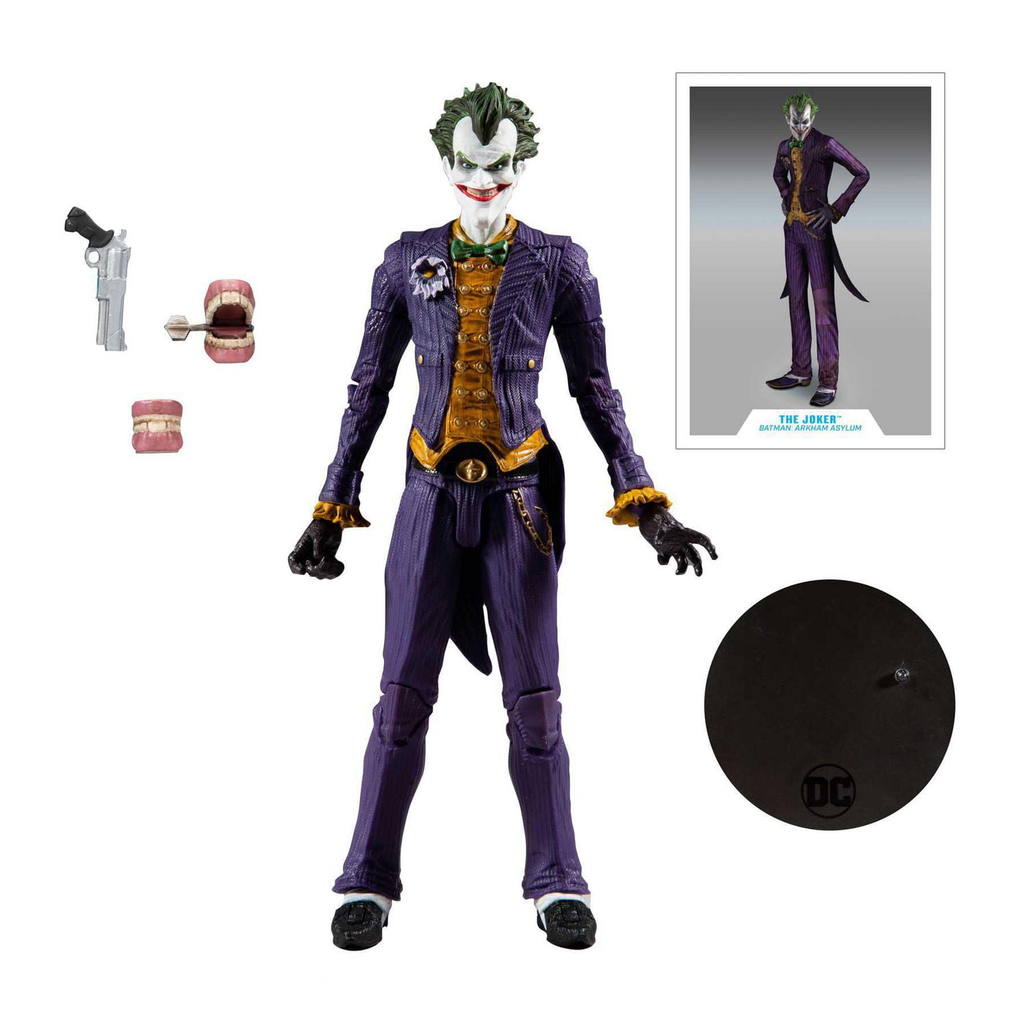 McFarlane Toys - DC Multiverse - Batman: Arkham Asylum Figurine Le Joker