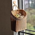 thumbnail image 4 of Imitation Vine Weaving Kitchen Garlic Storage Retro Wall Hanging Portable Small Flower Kitchen Utensil Organizer for Home, 4 of 6