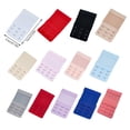 thumbnail image 4 of Maoww Extension Strap Bra Extenders 3 Rows 3 Hooks Women Accessories Multicolor Lengthened Back Replacement Intimates Underwear watermelon red, 4 of 6