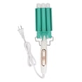thumbnail image 2 of Adjustable Temperature, Hair , Versatile Use, Portable and Practical 3-Barrel Hair Waver Curling Iron Wand for Nature Looking Waves, 2 of 7