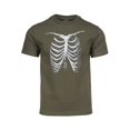 thumbnail image 1 of Men's Ribcage Short-Sleeve T-Shirt - Olive - Large, 1 of 1