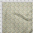 thumbnail image 4 of oneOone Velvet Yellow Fabric Water Color Sewing Material Print Fabric By The Yard 58 Inch Wide, 4 of 4