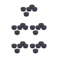 thumbnail image 3 of Transemion 5pcs Empty Aluminum Jars Cosmetic Screw Balm Lip Lid Cans Containers Black 250ml 5Set, 3 of 6