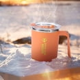 thumbnail image 4 of EGNMCR 304 Stainless Steel Double-layer Mug Home Office Water Cup With Handle Cup A cup, 4 of 6