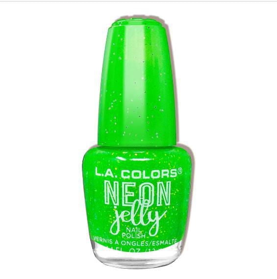 Neon Jelly Nail Polish - Electric Lime