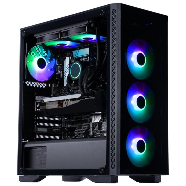 Zonic Gaming PC – Intel Core i7 14700F Refroidi par Liquide, DLSS – Performance Alimentée par AI, 32 Go RAM, 1 To NVME M.2 SSD, Windows 11