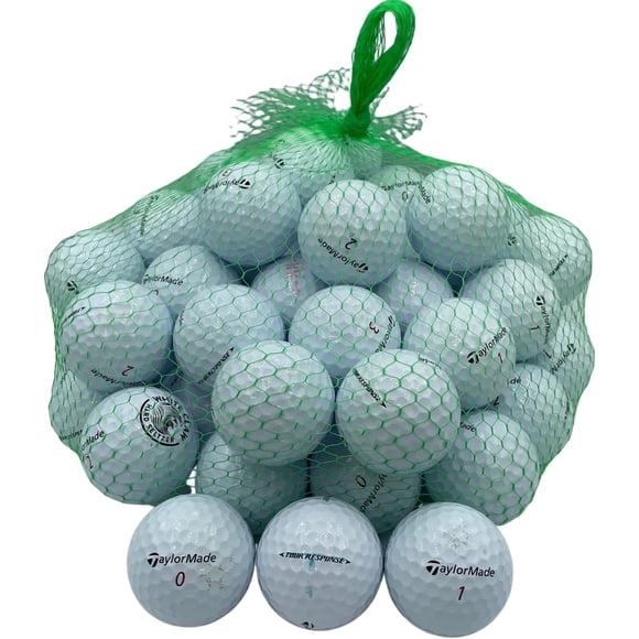 Golf Ball Planet - Taylormade Tour Response Balles de Golf Recyclées (Lot de 50, 4A / Près de la Menthe)