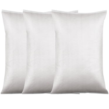 Ynlkorvg Support Sac Tissé en Plastique Épais Hite pour Inondation Sac de Sable Protection Sacs d'Emballage 15x24 Po