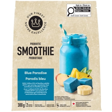 Our Finest Probiotic Blue Paradise Smoothie, 300 g (2 servings)