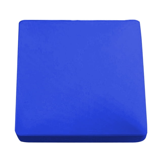 SLYNSHome Square Table Cloth Cover,33.8 inch Elastic Tablecloth Washable Table Protector for Home,Picnic,Camping,Outdoor - Blue