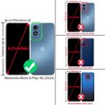 thumbnail image 2 of TJS for Motorola Moto G Play 4G (2024) Phone Case, with Tempered Glass Screen Protector, Heavy Duty Rugged Shockproof Full Body Protection Cover for Moto G Play 4G (2024) (Black), 2 of 7