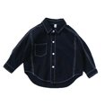 thumbnail image 1 of LOVZFMLL Jackets for Girls Solid Color Girls Casual Clothes For Spring And Boys Top Jackets For Spring Long Sleeved Neck Jackets 3-4 Years, 1 of 2
