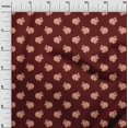 thumbnail image 2 of oneOone Georgette Viscose Fabric Rabbit Block Printed Craft Fabric BTY 42 Inch Wide, 2 of 4