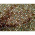 thumbnail image 4 of oneOone Silk Tabby Fabric Leaves & Floral Block Printed Fabric 1 Yard 42 Inch Wide, 4 of 4