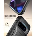 thumbnail image 3 of Poetic Revolution Case for Google Pixel 9/9 Pro 5G, Built-in Screen Protector Work with Fingerprint ID, Black, 3 of 5
