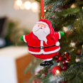 thumbnail image 3 of CNKOO 4PCS Santa Snowman Painted Gift Tree Decoration Pendant, 3 of 6