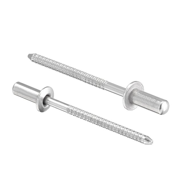 Unique Bargains 3.2mm x 8mm 304 Stainless Steel Blind Rivets 100 Pack