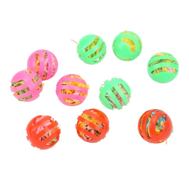 Bird Shredding Ball Toy, Free Parrots Stuffed Foraging Balls Hollow Refillable With Bell For Lovebird For Cockatiel