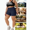 thumbnail image 4 of BLVB Womens Plus Size Biker Yoga Shorts High Waisted Stretchy Non-see Through Workout Athletic Gym Shorts, 4 of 7