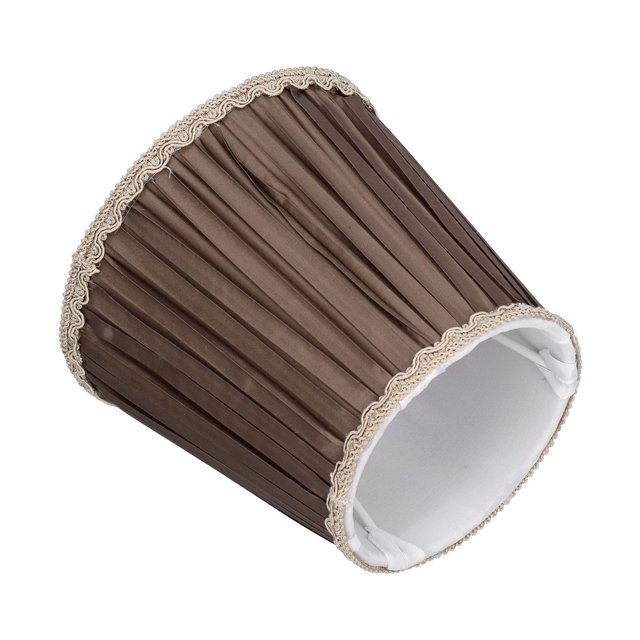 Table Lamp Cover, Soft Light Exquisite Decorative Cloth Lampshade For Bedroom For Living Room Apricot,Coffee