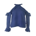 thumbnail image 3 of Hauts à Manches Longues Slim Fit Licol Froid pour Femmes, 3 of 3