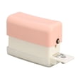 thumbnail image 3 of 6 Hole Paper Puncher, Paper Punch Puncher Cute Style Convenient Practical  For Home Transparent,Pink, 3 of 8