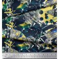 thumbnail image 3 of Soimoi Georgette Viscose Fabric Animals & Texture Print Fabric by The Yard 42 Inch Wide, 3 of 3