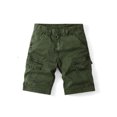thumbnail image 4 of Faithtur Men? s Solid Color/Camouflage Print High Waist Shorts with Pockets, 4 of 9