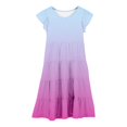thumbnail image 4 of Robe Fille Enfant Robe Fleurie Robe d'Anniversaire Fille Robe de Fête Fille Vêtements d'Été pour Filles 8-9 Ans, 4 of 7