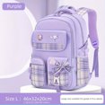 thumbnail image 1 of Cute & Lightweight Waterproof Bow Decor Casual Backpack - Large Capacity School Bag, 1 of 5