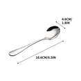 thumbnail image 3 of Mefallenssiah 1010 Handle Tableware Stainless Steel Spoon Coffee Spoon Fruit fork Hotel Supplies Round Spoon Dining Spoon Children'S Spoon, 3 of 3